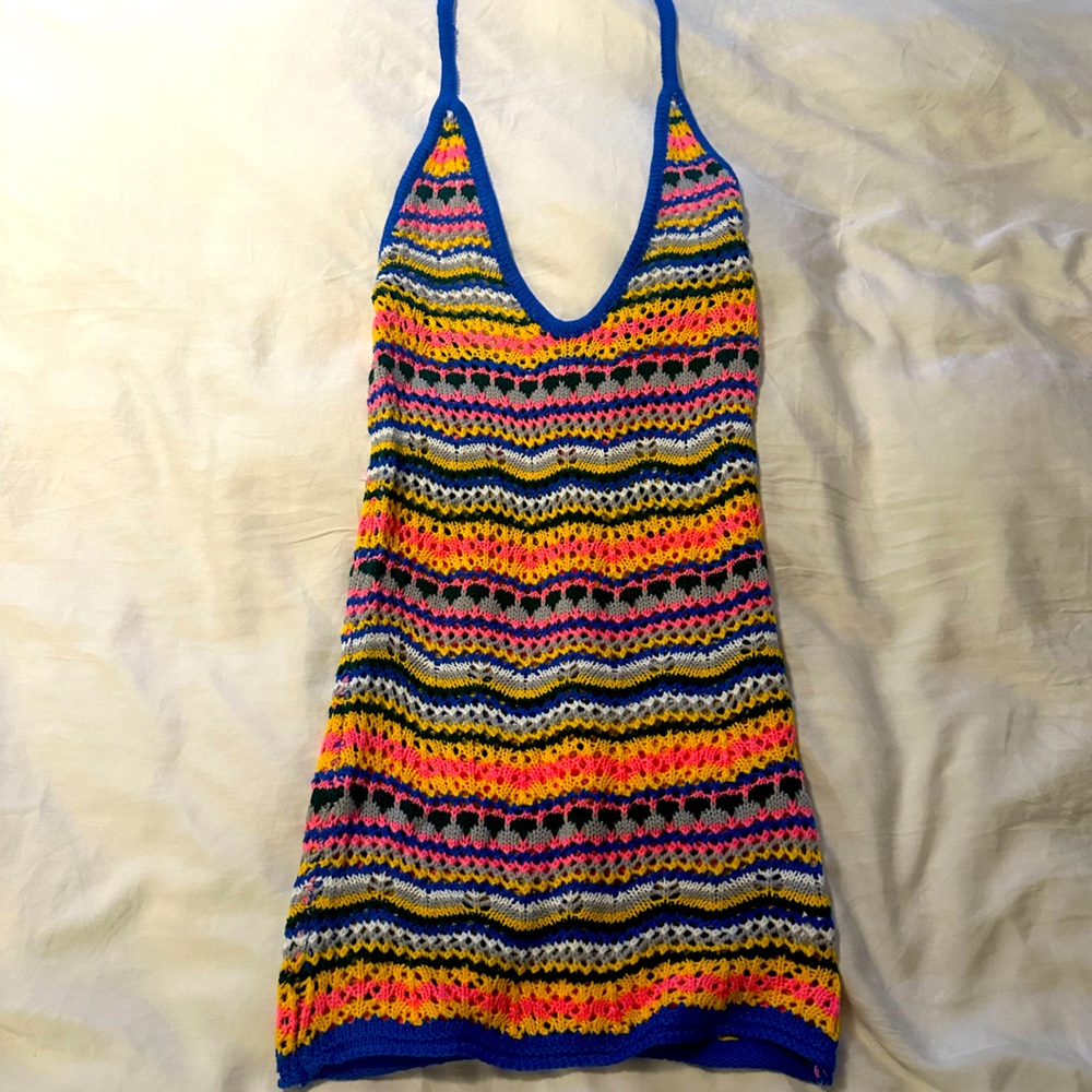 Verge girl crochet coverup